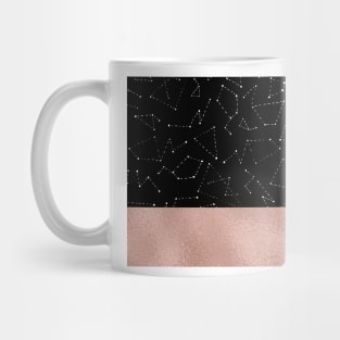 Rose gold starry night II Mug